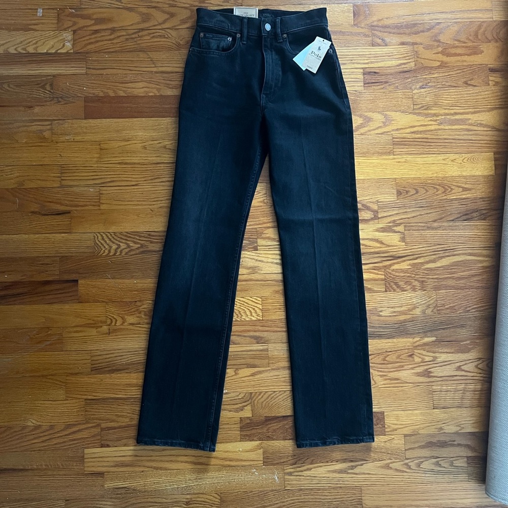 Women’s Polo “the straight” Black Jeans nwt 90s